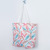 Portable Canvas Bag Shoulder Bag Large Capacity Totes Fresh Geometric Pattern Cotton Currently Available Wholesale