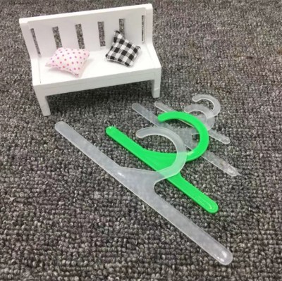 Plastic transparent green carpet tied Plastic PVC bag sealing cross - stitch, hanger hook