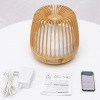 Direct selling bird cage humidifier wood grain colorful lights continuously empty aroma machine mini silent spray humid