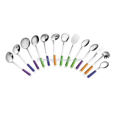 Stainless steel spatula set of household spatula stir - fry spoon ladle slotted spatula