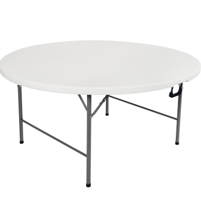 6FT round dining table and chairs set,folded wedding banquet tables 