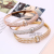 European and American Fashion Rhinestone Encrusted Decoration Series of Copper-Zirconium Women Bracelet Lovers Birthday Gift Color Variety