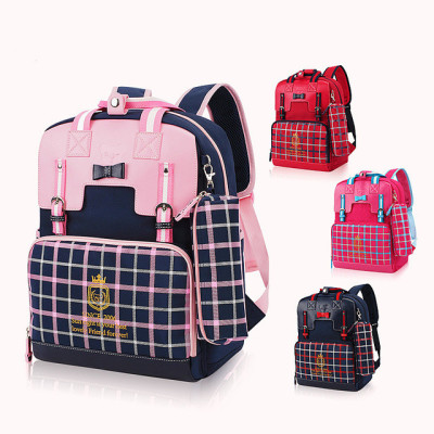 Korean Style Fashion All-Match Series Burden-Reducing Spine Protection Large Capacity Schoolbag Stall 2750