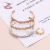 Personality High-Grade-Shaped Bracelet & Ring Set Micro Inlaid Zircon Goddess Temperament Niche Personality Temperament Bracelet