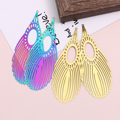 2020 New Fashion Ornament Women's Long Dignified Hollow Leaves Simple Personalized All-Match High-Grade Pendant