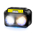 Cross-border XPG+COB Yellow Light Headlamp with built-in battery, USB charging ABS multi-function induction headlamp