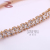 Multi-Drop-Shaped Rhinestone wei xiang Best Seller in Europe and America Annual Hot Strip Narrow Copper Zirconium Simple Bracelet Ring