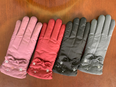 Ski gloves winter warm plus velvet thickened blown windproof motorcycle riding cotton gloves female