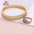 Gold and Silver Bronze Color Paragraph Micro Inlaid Zircon Hollow Bracelet Female Ring Temperament Korean Style Simple Mori Internet Influencer Jewelry