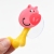 Cute Cartoon Animal Shape Strong Suction Cup Wall-Mounted Toothbrush Holder Children's Creative Toothbrush Holder Hanger Hook