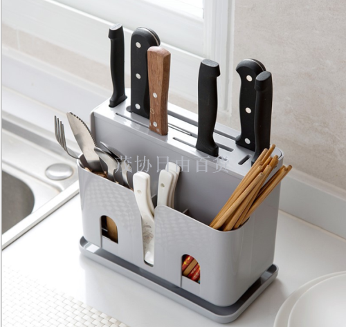 chopsticks holder wall-mounted combination nordic kitchen rack household chopsticks cage basket knife holder integrated chopsticks storage box