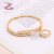 Micro Inlaid Zircon Goddess Temperament Niche Personality Temperament Bracelet Ring Classic High-Grade-Shaped Bracelet & Ring Set