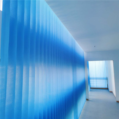 Factory Customized Vertical Louver Door Curtain Vertical Blinds Partition Office Curtain Factory Factory Curtain Office Building