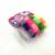 Two-color gradient nylon high stretch jacquard plaid ring does not damage hair rubber band