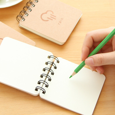 Stationery wholesale 70 page weather forecast series coil portable eye pad notebook creative notebook
