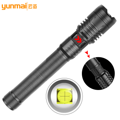 Cross-Border New Arrival Xhp90 Power Torch USB Rechargeable Flashlight Aluminum Alloy High Power P90 Flashlight