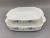 I learned that Glass tableware white Jade Glass dish set tempered Glass baking dish