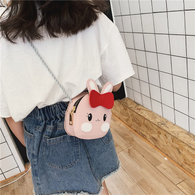 Factory Direct Sales 2020 New Animal Cartoon Cute Coin Purse Children's Bags PU Leather Messenger Bag One Piece Dropshipping