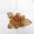 DIY decorations of Gold powder Christmas supplies European simulation plant flower head high end