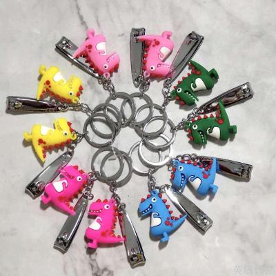 Web celebrity Cartoon Key Pendant new nail Clipper key chain trend with Web celebrity ins bag pendant