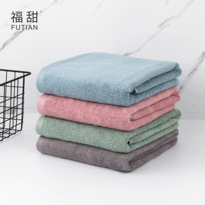 Fu Tian-New Bamboo Fiber Adult Home Use Couple High-End Bath Towel Soft Skin-Friendly Non-Lint Bath Towel