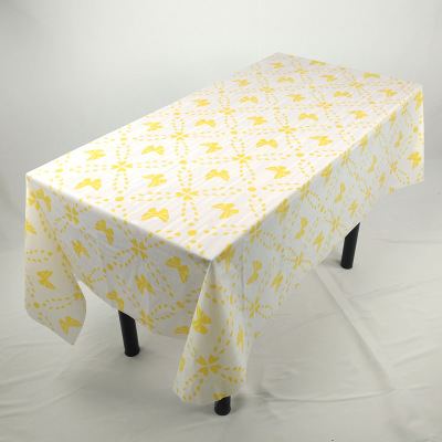 Paper tablecloth the Disposable tablecloth printed birthday tablecloth monochrome tablecloth environmentally friendly biodegradable tablecloth