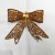 Manufacturers Direct Christmas Festival decoration Gold powder Bow DIY high-end decorative supplies
