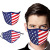 Map Processing American Flag Polyester Mask Fashion Dustproof Warm Custom Digital Printing Foreign Trade Cycling Mask