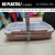 1200ml lunch box 4 grid new arrival bento box nordic style durable 304 stainless steel plastic lunch box hot sales