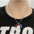 Male and Female Trendy Brand Hip-Hop Rock Cartoon Clown Pendant Fashionable All-Match Necklace Cool Titanium Steel Pendant Student Jewelry