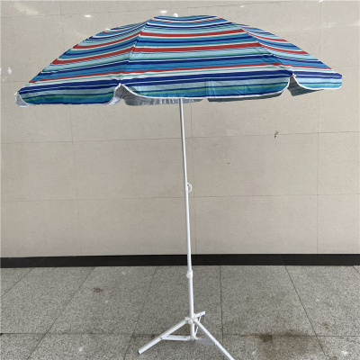 100 cm Beach umbrella 40 Inch Beach umbrella Blue Stripe rainbow Pattern