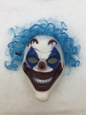 Smiley Red Nose Clown Wig Mask Halloween Ghost Festival Party Decoration Props Scary Mask