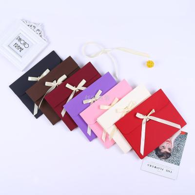 Wholesale Custom Envelope Kraft Paper Gift Box Multiple Colors Printing Paper Box Silk Scarf Packaging