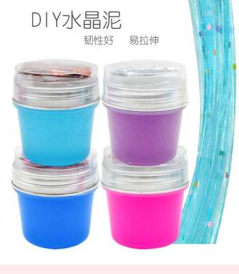 Slim with Accessories Crystal Plasticene Crystal Clay Factory Direct Sales Crystal Mud Putty Slime
