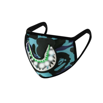 Picture Processing Polyester Mask Fashion Dustproof Warm Custom Digital Printing Foreign Trade Cycling Mask