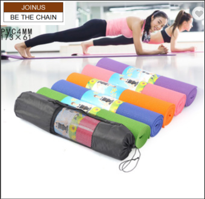  PVC mat gymnastics yoga mat with belt and bag 61X173CM  0.6CM thickness AF-3008-2