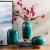 Ceramic vase flower arranger is simply European light luxury versatile waterproof