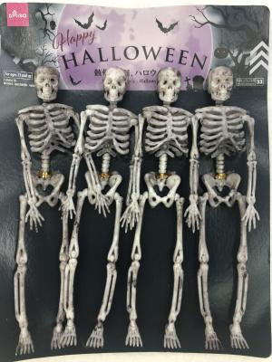 Horror Skull Frame Zombie Bones Kid Halloween Decoration Props Horror Scary Toy