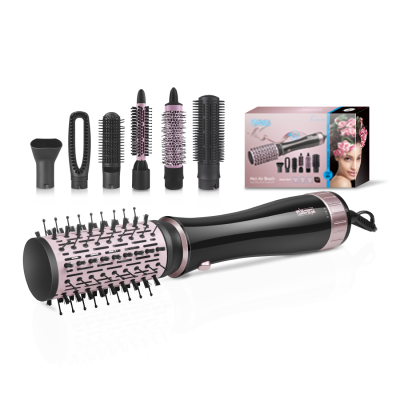 DSP Dansong home multi-function straight hair comb set does not hurt the hair cooling hot air straight hair comb rod