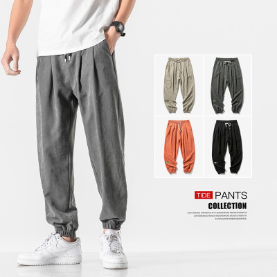 Overalls pants Men's trend for summer sweatpants baggy waistband plus oversized casual Haroon 9