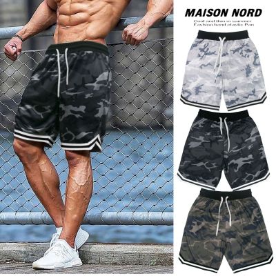 Brothers' Fitness shorts Mesh Breathable basketball Running Sport Casual five minute Pants Moisture absorption Sweat