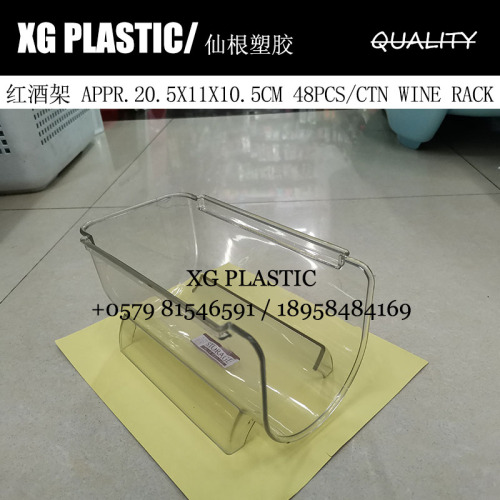 Pet Wine Rack Creative High Transparent Fashion Wine Holder Practical Household Minimalist Plastic Wine Racks High Quality Storage Rack