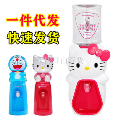 Children cartoon mini water fountain household small KT water fountain 8 water desktop lovely web celebrity dormitory