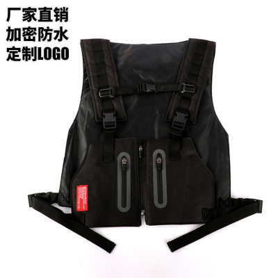 hot style Tactical vest vest vest multifunctional reflective wear training Cycling wear sports equipment male