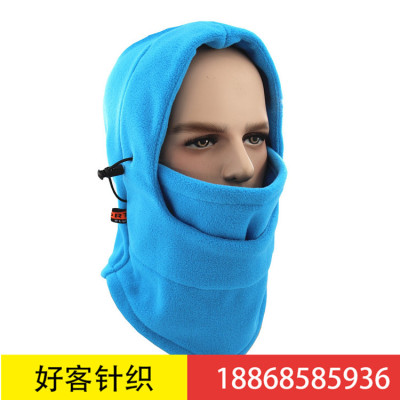Winter multi-kinetic outdoor exercise neck mask cold CS mask fleece warm head cap