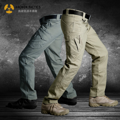 Manufacturer Direct Executive IX9 Tactical Pants male loose IX7 Outdoor multi-pocket Overalls Pure Cotton stretch