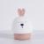 Colorful Rabbit Silicone Light LED Color Changing Decompression Night Light Children Bedside Atmosphere Small Night Lamp Creative Gift