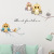 Wall stickers manufacturers wholesale new express it in owl cartoon bedroom living room can remove decorative Wall stickers