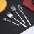 304 Wall - mounted stainless steel knife, fork and spoon set. Creative Wall -mounted Coffee Spoon, Dessert Fork, Light Luxury Tableware Set
