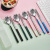304 stainless steel tableware set Korean long handle portable fork spoon, chopsticks for working with a three - piece set tableware customization